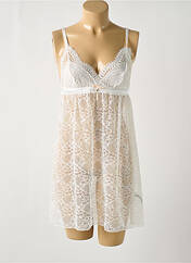 Nuisette/combinette blanc STEFFY pour femme seconde vue