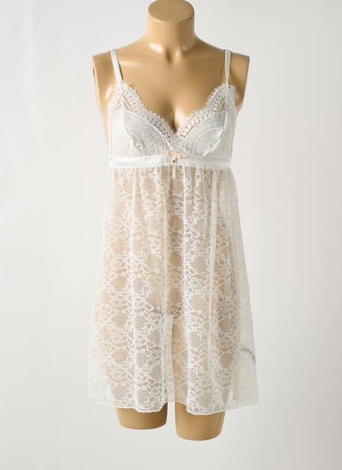 Nuisette/combinette blanc STEFFY pour femme