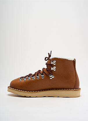 Bottines/boots fourrée talon plat jusqu'à 3cm marron DIEMME femme