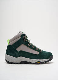 Baskets nubuck talon de 4 à 6cm vert DIEMME femme
