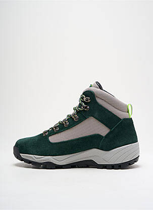 Baskets nubuck talon de 4 à 6cm vert DIEMME femme
