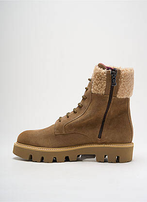 Bottines/boots nubuck talon de 4 à 6cm beige BOGNER femme