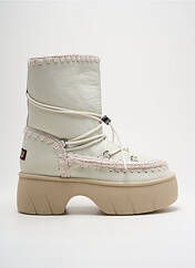 Bottines/Boots blanc MOU pour femme seconde vue