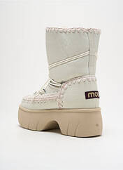 Bottines/Boots blanc MOU pour femme seconde vue