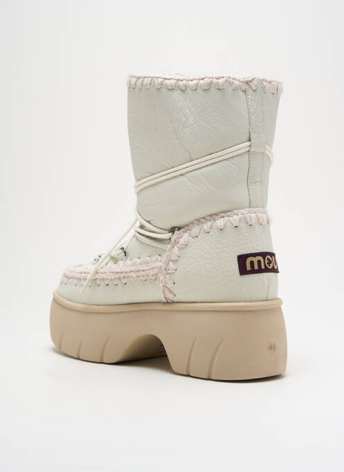 Bottines/Boots blanc MOU pour femme