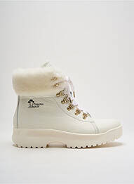 Bottines/boots matière lisse talon de 4 à 6cm beige PANAMA JACK femme