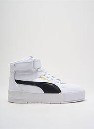 Baskets bout rond talon de 4 à 6cm blanc PUMA femme