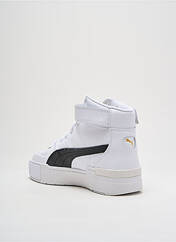 Baskets blanc PUMA pour femme seconde vue