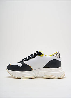 Baskets matière lisse talon de 4 à 6cm noir SERAFINI femme