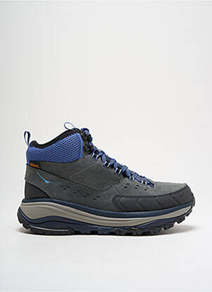 Baskets bout rond talon de 4 à 6cm bleu HOKA ONE ONE femme