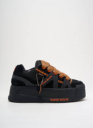 Baskets plateforme plateforme orange NAKED WOLFE homme