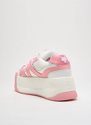 Baskets talon compensé talon de 4 à 6cm rose NAKED WOLFE femme