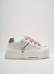 Baskets blanc NAKED WOLFE pour unisexe seconde vue
