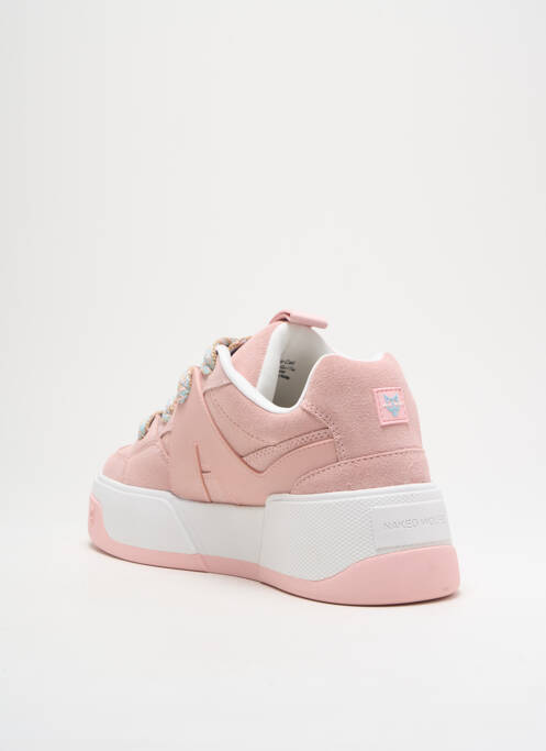 Baskets rose NAKED WOLFE femme