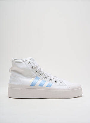 Baskets plateforme talon de 4 à 6cm blanc ADIDAS femme