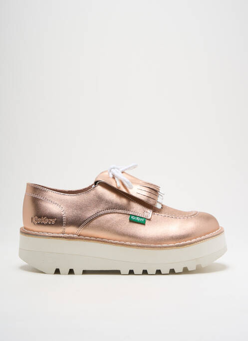 Derbies rose KICKERS pour femme