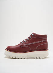 Derbies rouge KICKERS pour femme seconde vue