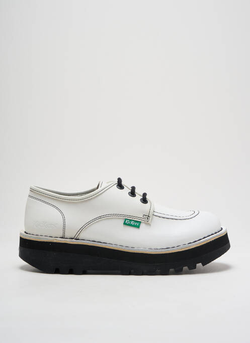 Derbies blanc KICKERS pour femme