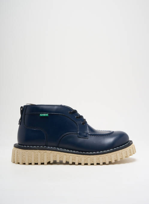 Derbies bleu KICKERS pour femme