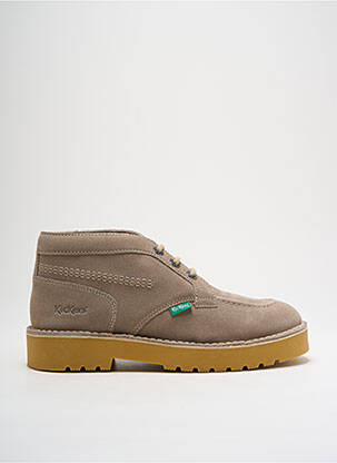 Bottines/boots nubuck talon bas beige KICKERS homme