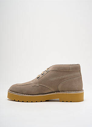 Bottines/boots nubuck talon bas beige KICKERS homme