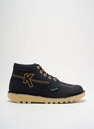 Bottines/boots fermeture lacets bout rond noir KICKERS homme