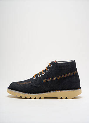 Bottines/boots fermeture lacets bout rond noir KICKERS homme