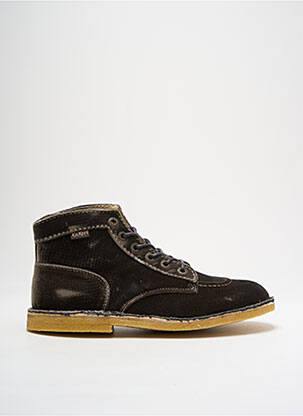 Bottines/boots fermeture lacets talon bas marron KICKERS homme