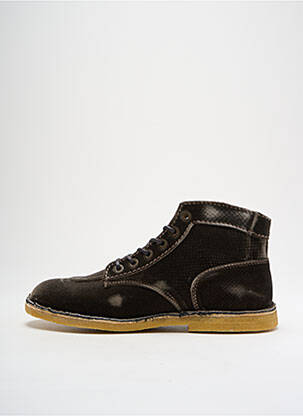 Bottines/boots fermeture lacets talon bas marron KICKERS homme
