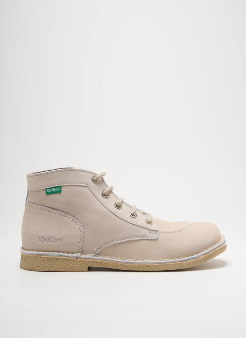 Bottines/Boots beige KICKERS pour femme