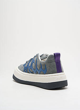 Baskets talon compensé talon de 4 à 6cm gris EYTYS femme