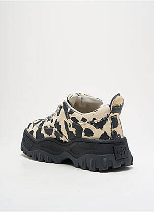 Baskets talon compensé talon de 4 à 6cm beige EYTYS femme