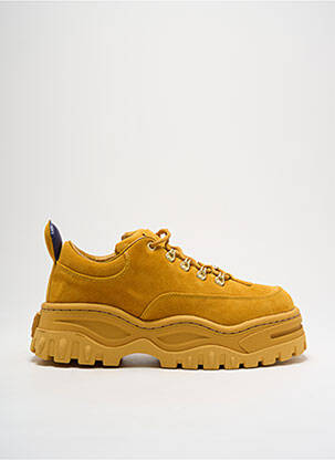 Baskets talon compensé talon de 4 à 6cm jaune EYTYS femme