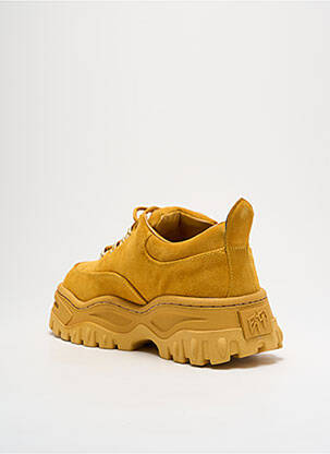 Baskets talon compensé talon de 4 à 6cm jaune EYTYS femme