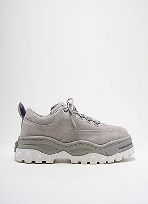 Baskets talon compensé talon de 4 à 6cm gris EYTYS femme