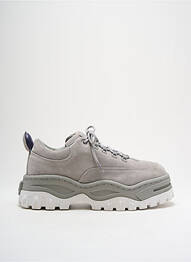 Baskets talon compensé talon de 4 à 6cm gris EYTYS femme