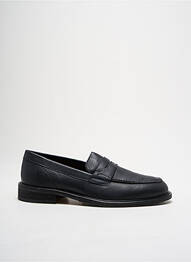 Mocassins tissage satiné talon bas noir SELECTED homme