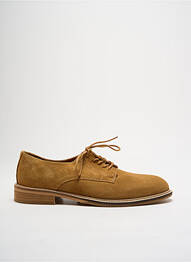 Derbies nubuck talon bas marron SELECTED homme