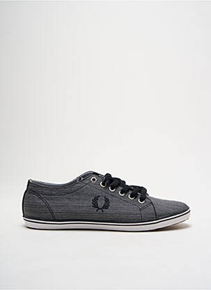 Baskets bout rond bout rond noir FRED PERRY homme