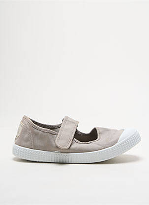 Ballerines bout rond bout rond beige VICTORIA fille