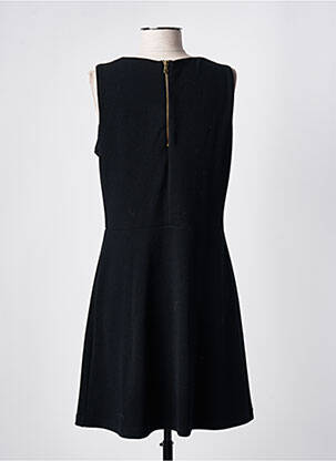 Robe mi-longue sans manche sans manche noir UNO PIU UNO femme