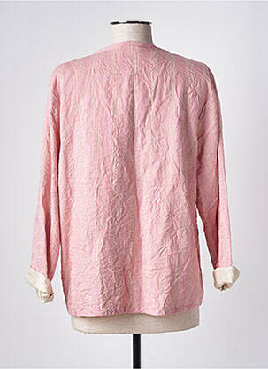 Veste casual coupe cintrée rose MASAI femme