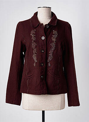 Veste casual poches rouge VILLARET femme