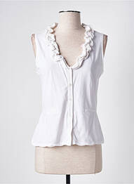 Gilet sans manche poches blanc JOSEPHINE ET C.O femme