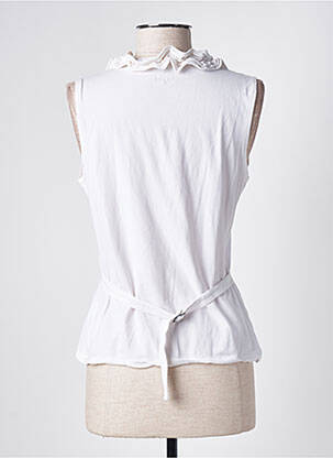 Gilet sans manche poches blanc JOSEPHINE ET C.O femme