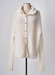 Gilet manches longues beige SARAH PACINI pour femme seconde vue
