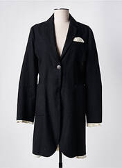 Manteau long noir ONE STEP pour femme seconde vue