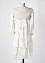 Robe mi-longue beige ELISA CAVALETTI pour femme seconde vue