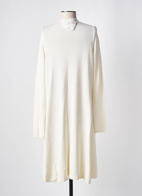 Gilet manches longues beige MAIS IL EST OU LE SOLEIL pour femme