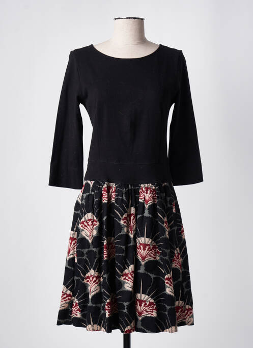 Robe mi-longue noir ELIANE ET LENA pour femme